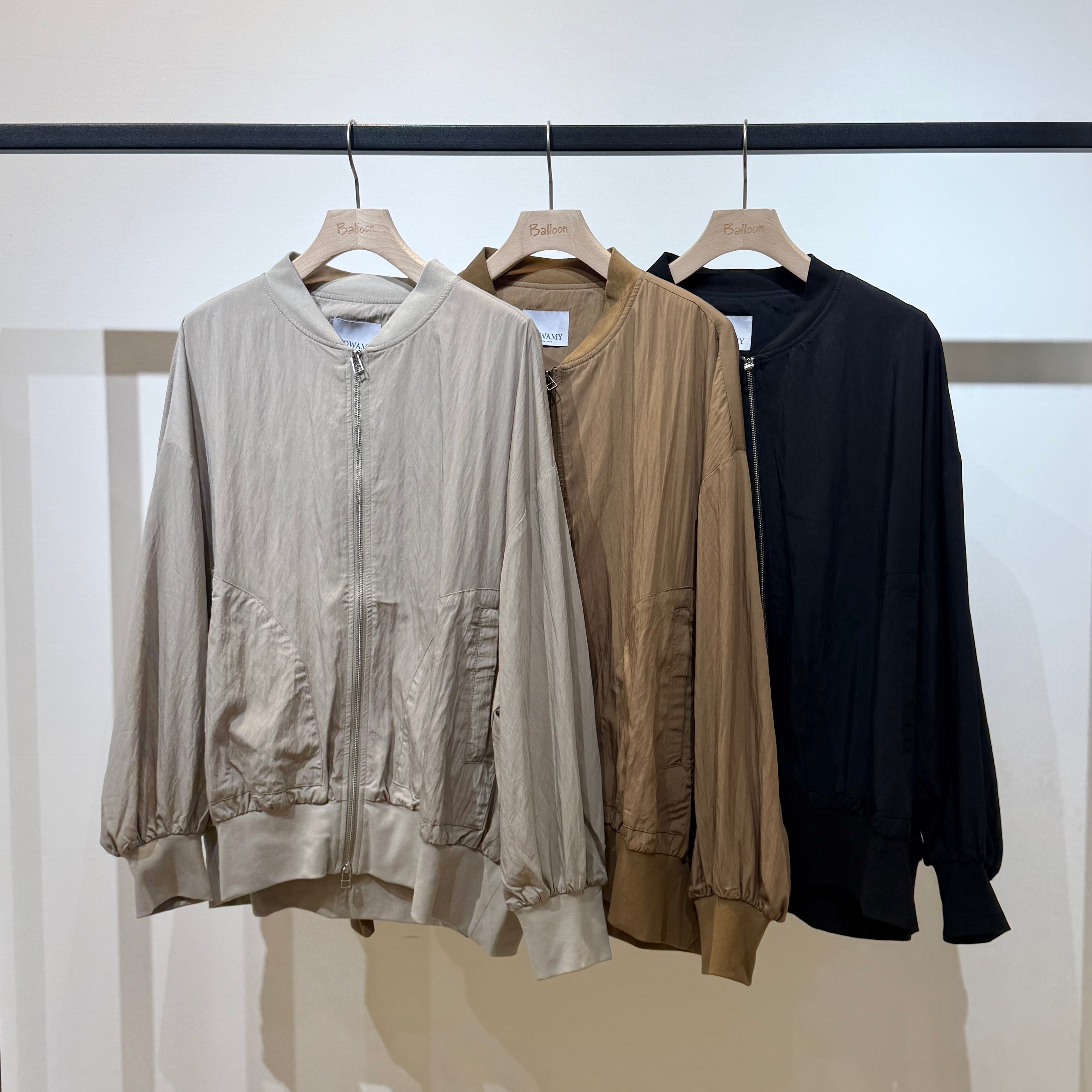 【先行予約※10%OFF】ワッシャーZIPブルゾン