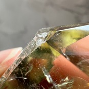 無処理天然色スモーキーファントムシトリンポイント*天然石インテリア*置き物