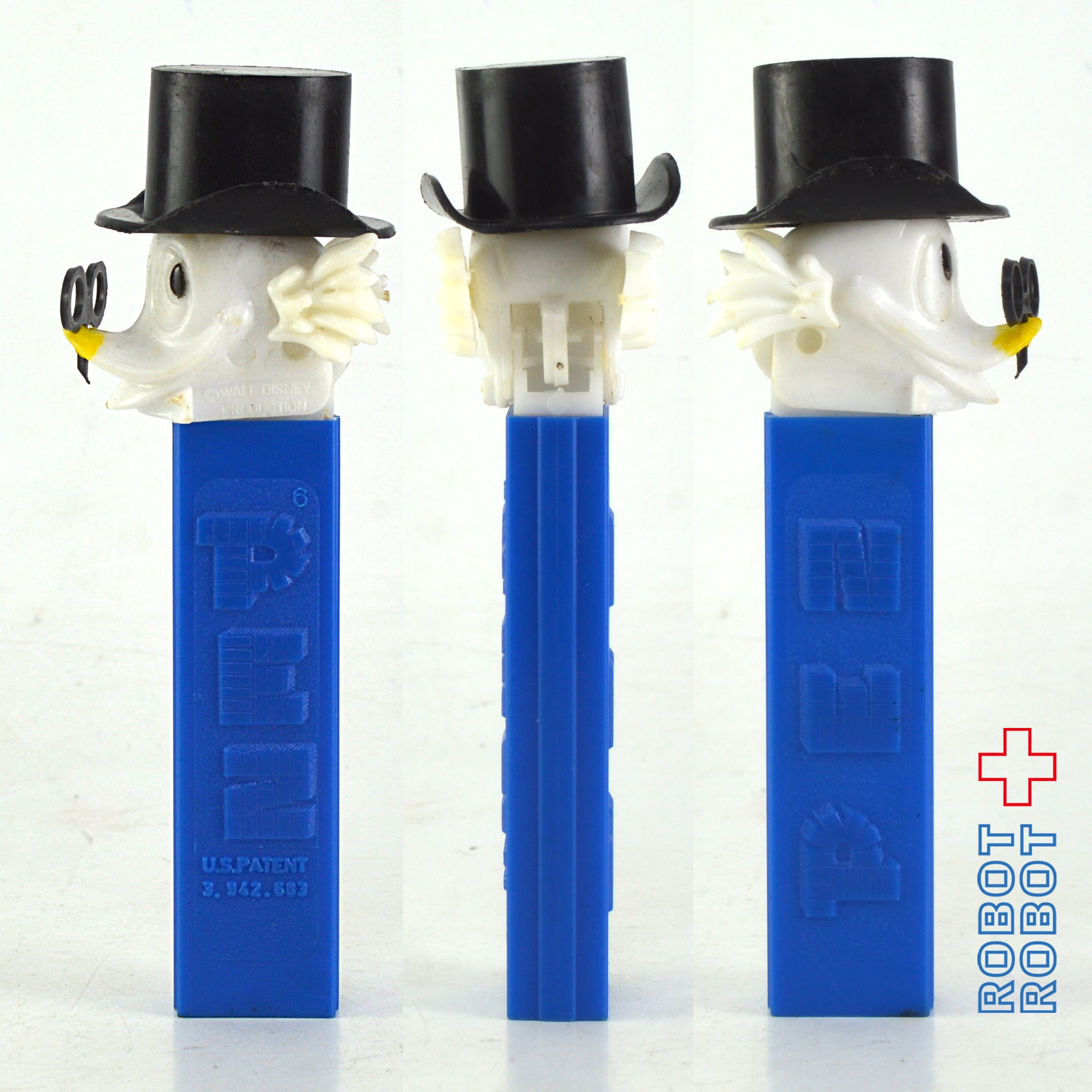 【激レア】ジャンクOLD PEZ 赤ベロ US PATENT 2.6 2.6ステム ジャンク品 OLD PEZ Casper PEZ スクルージA 足なし 3.9