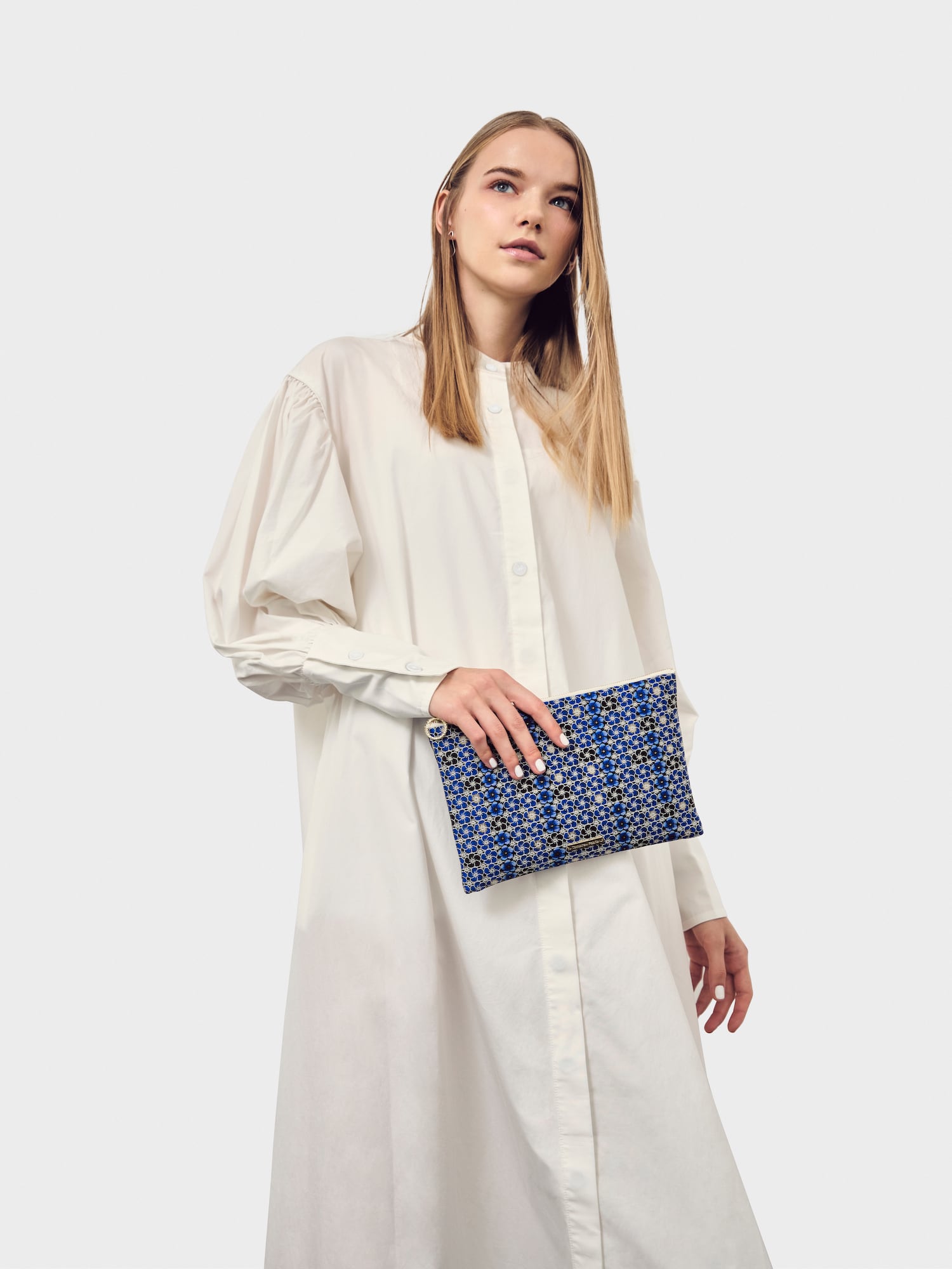 西陣織ミニクラッチバッグ SAKURA / NMC20 | Tomorrow Fabric