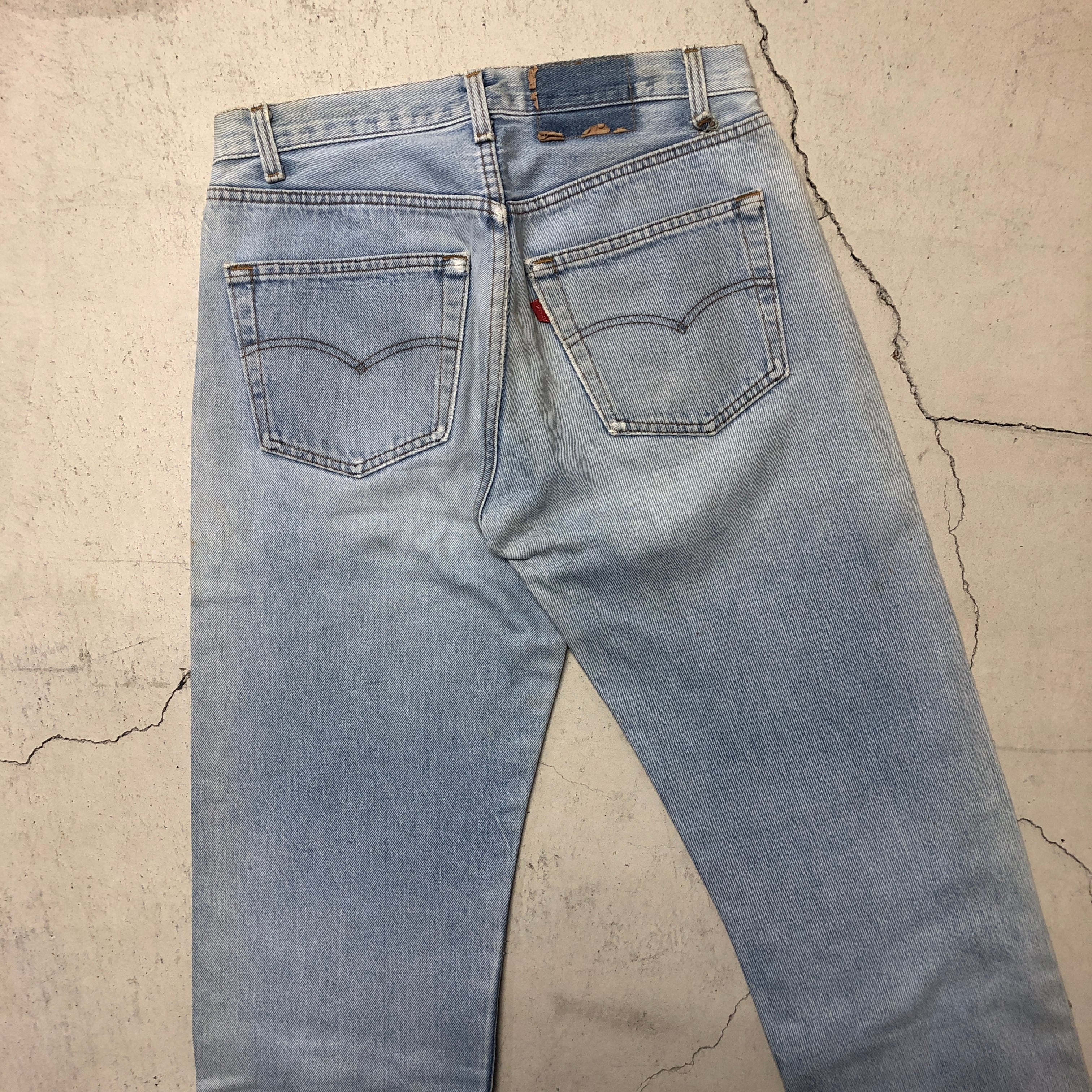 LEVI'S 501 内股SINGLE DAMAGE DENIM | safarionline