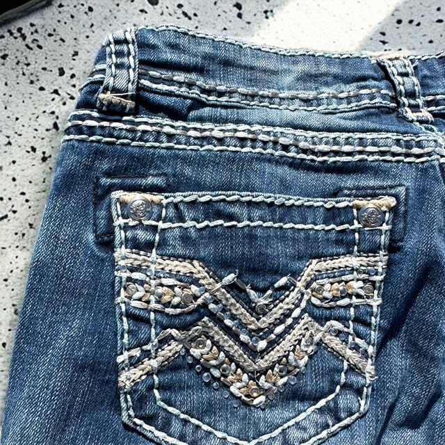 【LADIES】bellbottom denim pants