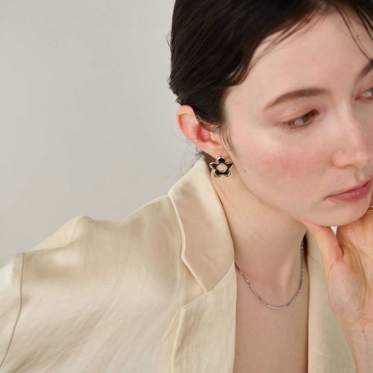 【ピアス・イヤリング】stainless blossom pierce