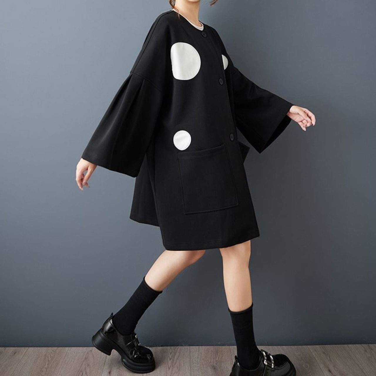 ドットアクセント オーバージャケット 60013