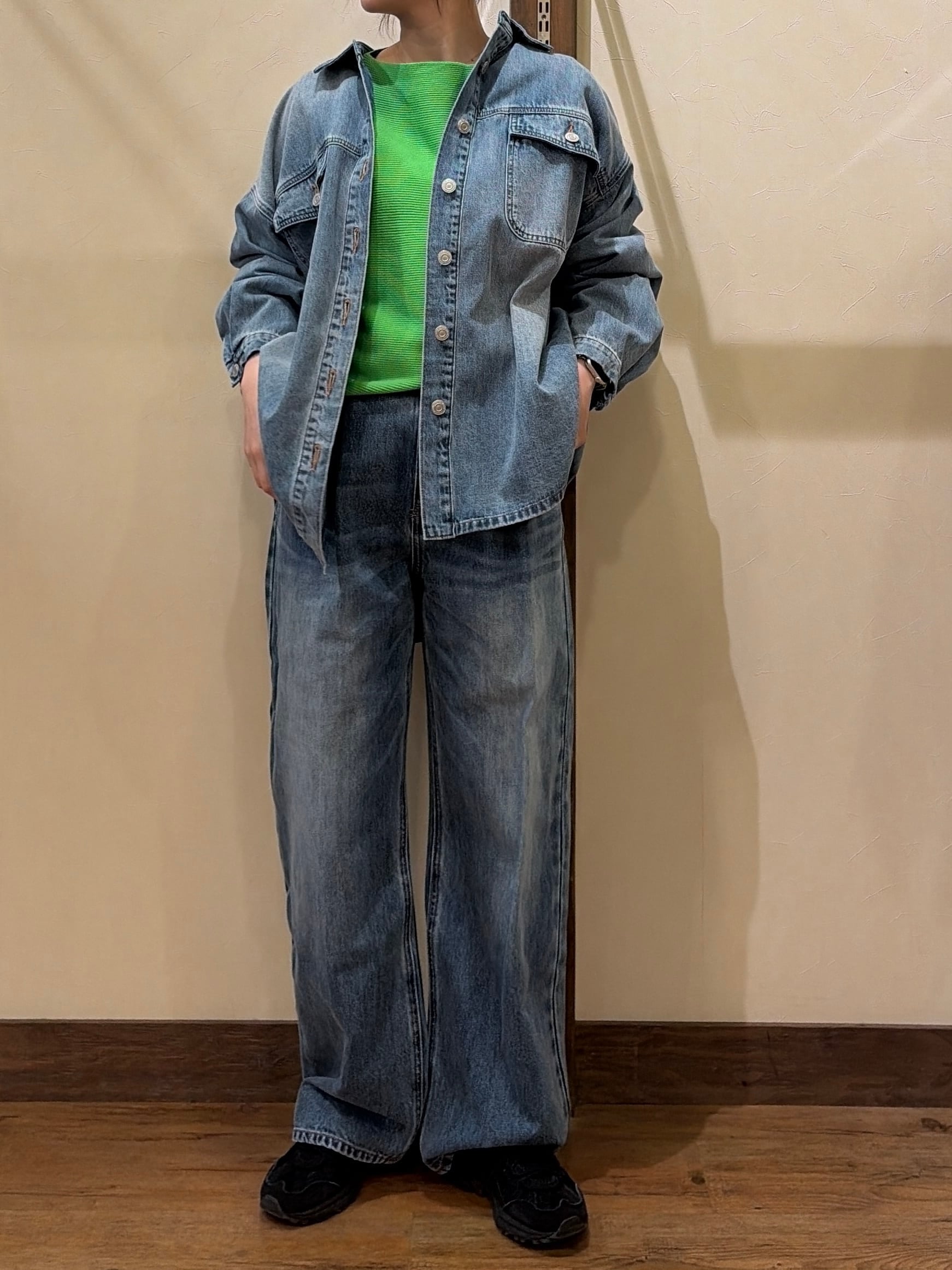 2026SS cafune デニムシャツジャケット 615933 | moupeeladies