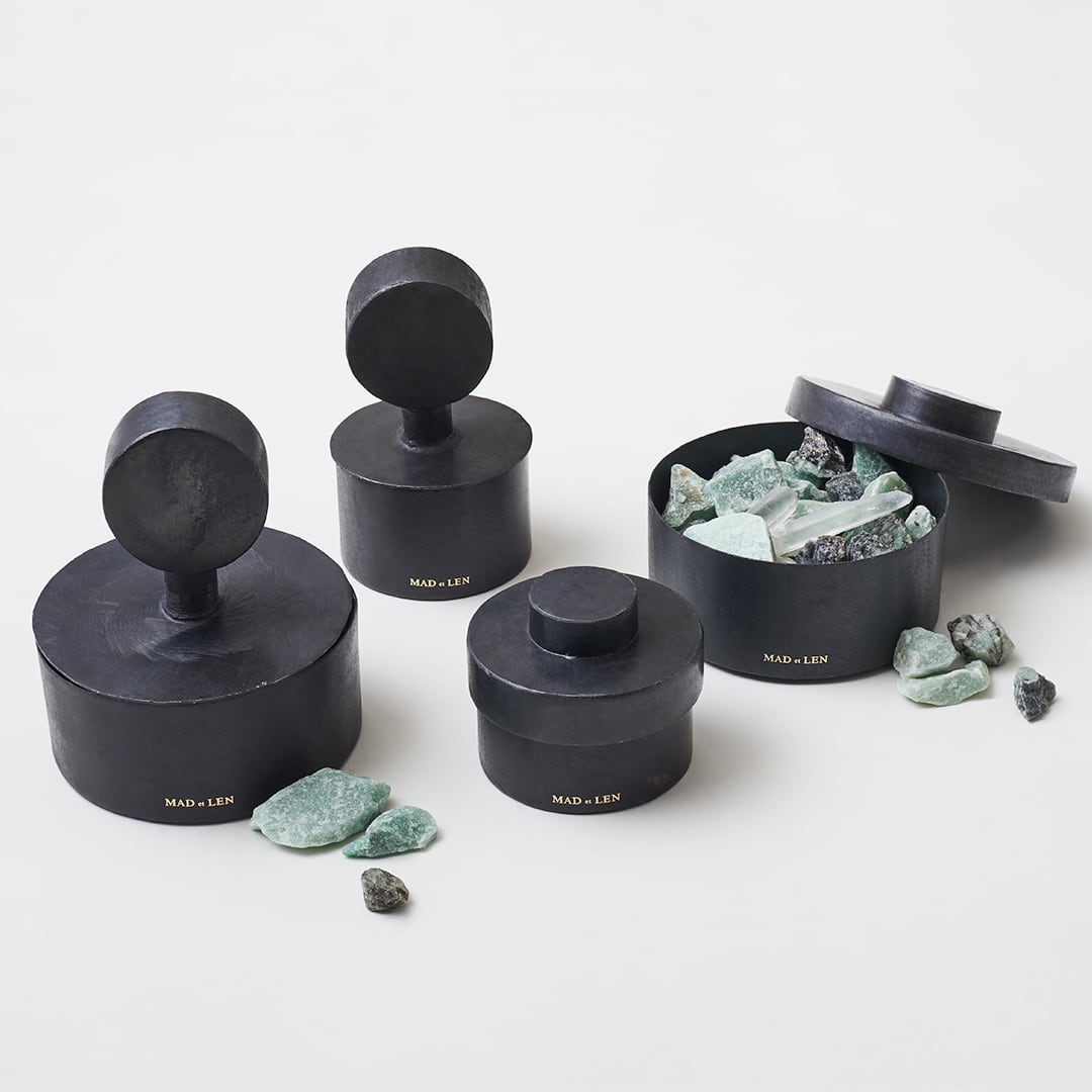 FLAT POT POURRI GREEN MINI（天然石）［ MAD et LEN ］ | REAL Style