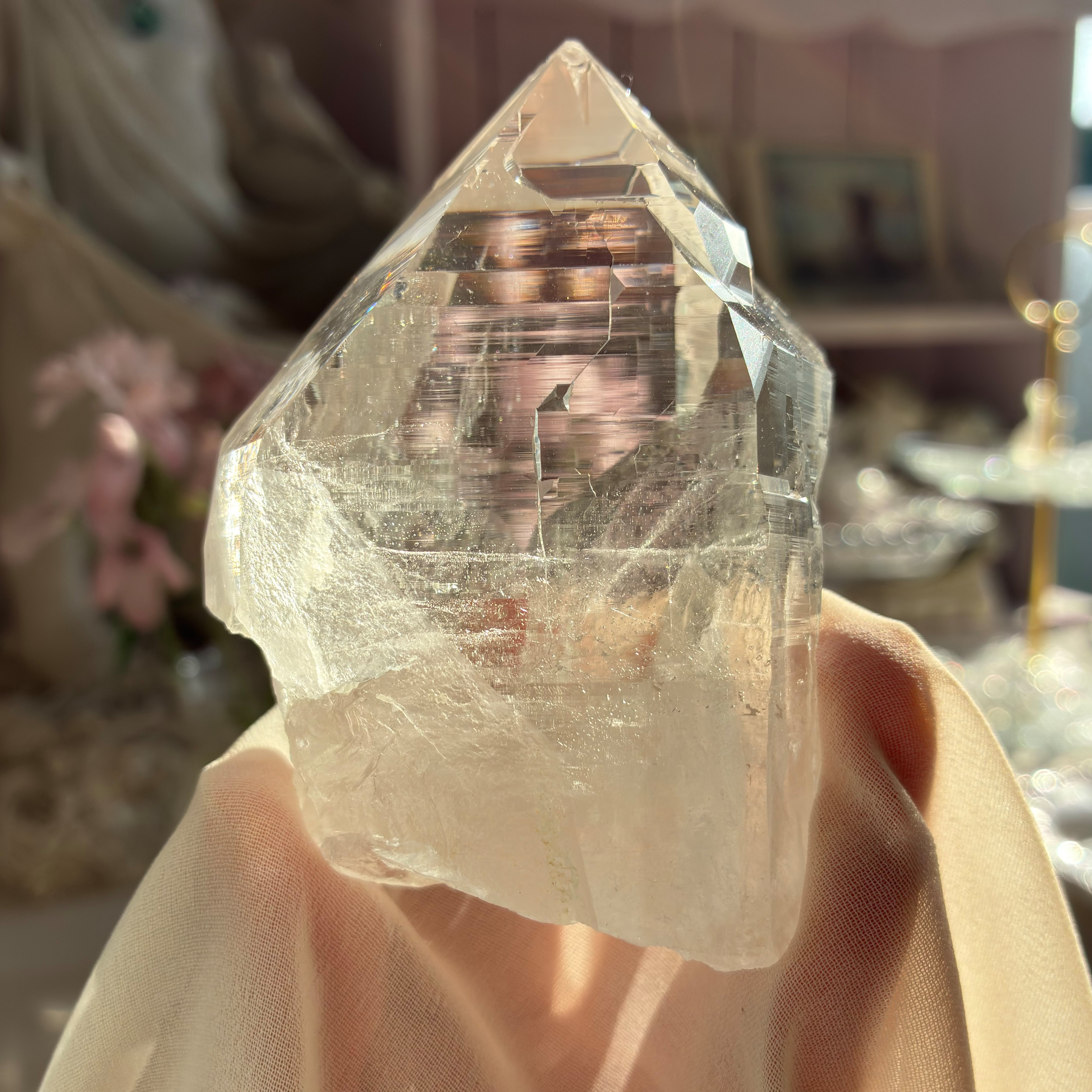 限定プレゼント価格✨美✨希少AAAAヒマラヤ メルー水晶 カテドラル✨大天使光水 Mother of all Crystal メルー水晶カテドラル | Crystal Lilly - pure