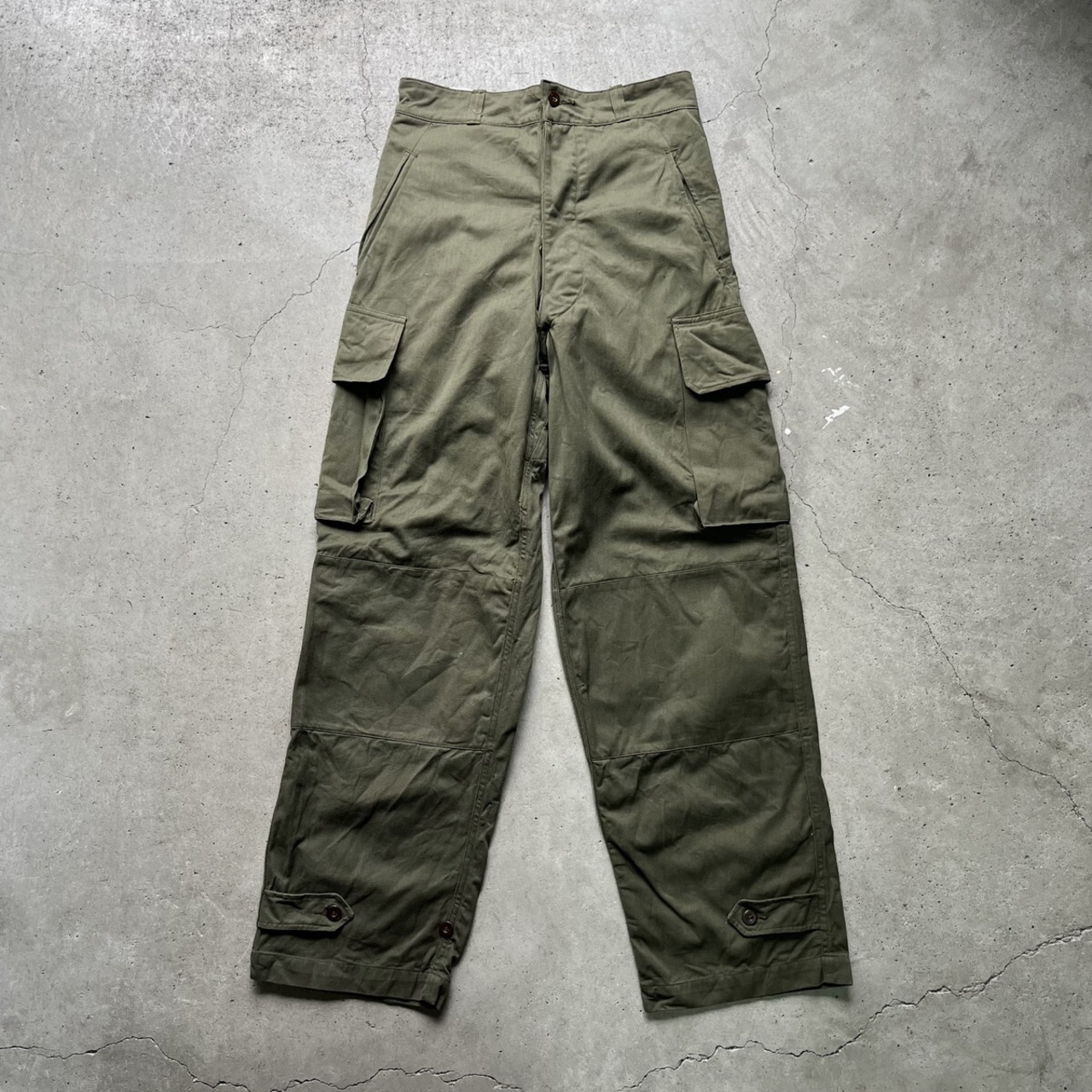 60年代 フランス軍 M-47 後期型 カーゴパンツ 表記W31 古着 60s 