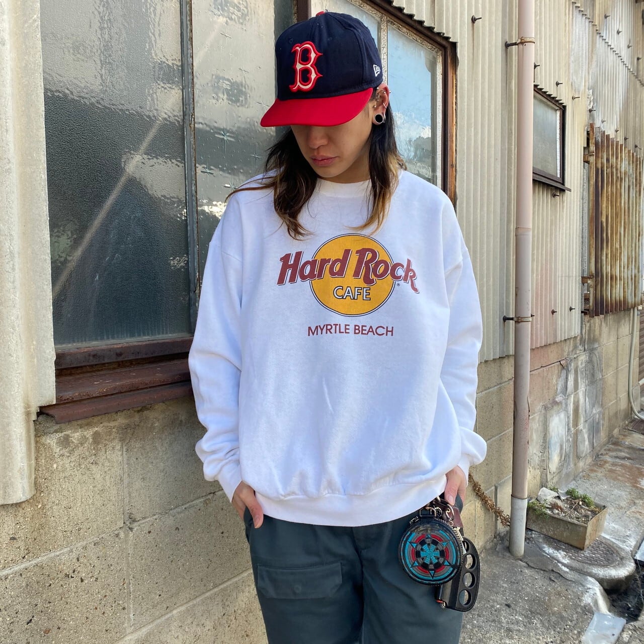 80年代 ビンテージ ハードロックカフェ ロゴ スウェットシャツ メンズl相当 古着 80s Usa製 ヴィンテージ Hard Rock Cafe Myrtle Beach トレーナー プルオーバー ホワイト 白 スウェット Cave 古着屋 公式 古着通販サイト 80年代 ビンテージ ハードロックカフェ ロゴ スウェットシャツ メンズl相当 古着 80s Usa製 ヴィンテージ Hard Rock Cafe Myrtle Beach トレーナー プルオーバー ホワイト 白 スウェット Cave 古着屋 公式 古着通販サイト
