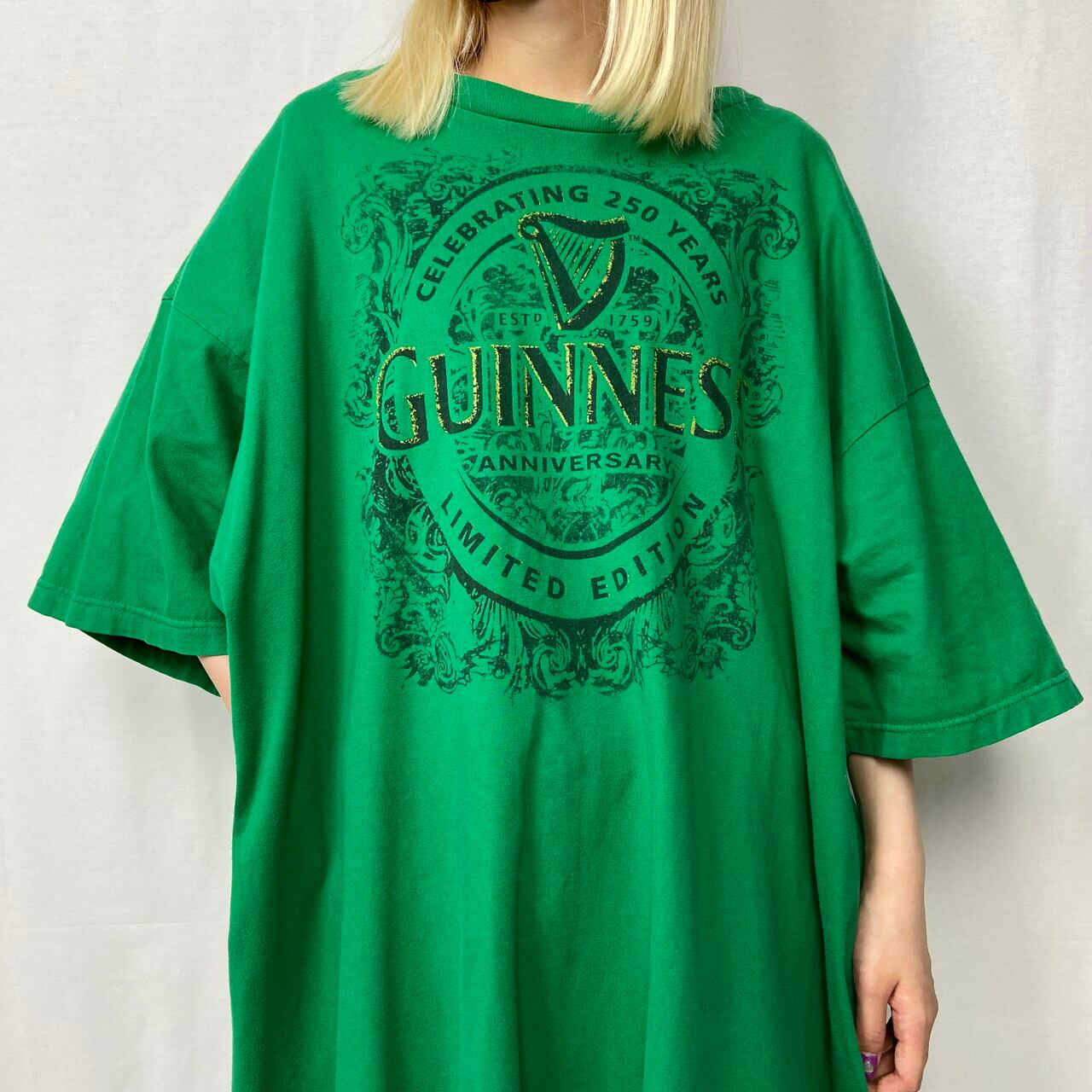 GUINESS ギネス フリースパンツ 総柄 S