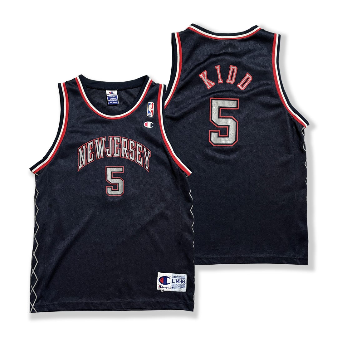 Jason Kidd 【New Jersey Nets】 Kids Game Shirt. Champion | am3:41