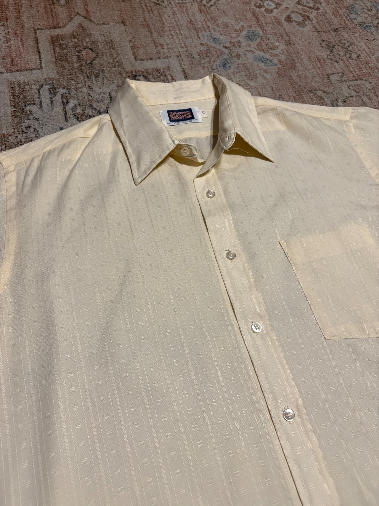 80s / Vintage / Jacquard Pattern Shirts / REMAKE Shirts