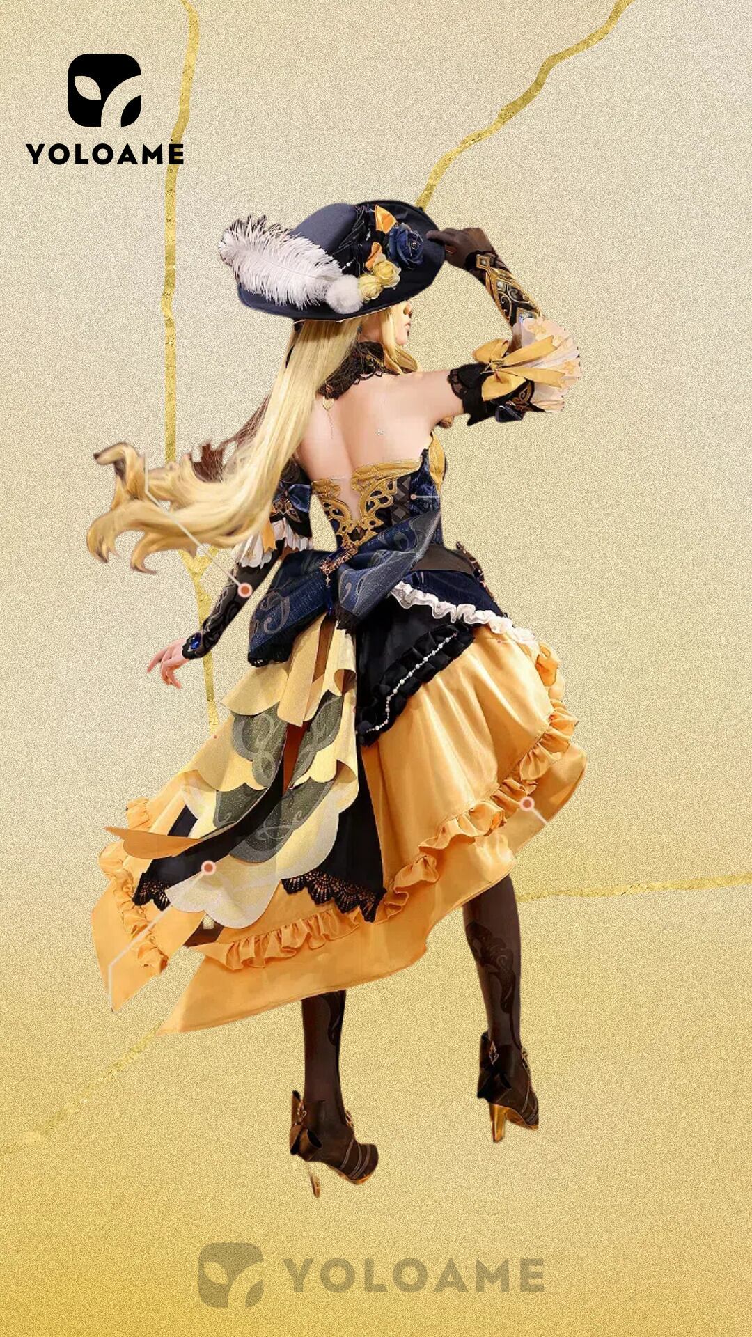 原神 ナヴィア コスプレ衣装【三分妄想 1/3Delusion正規品】Genshin