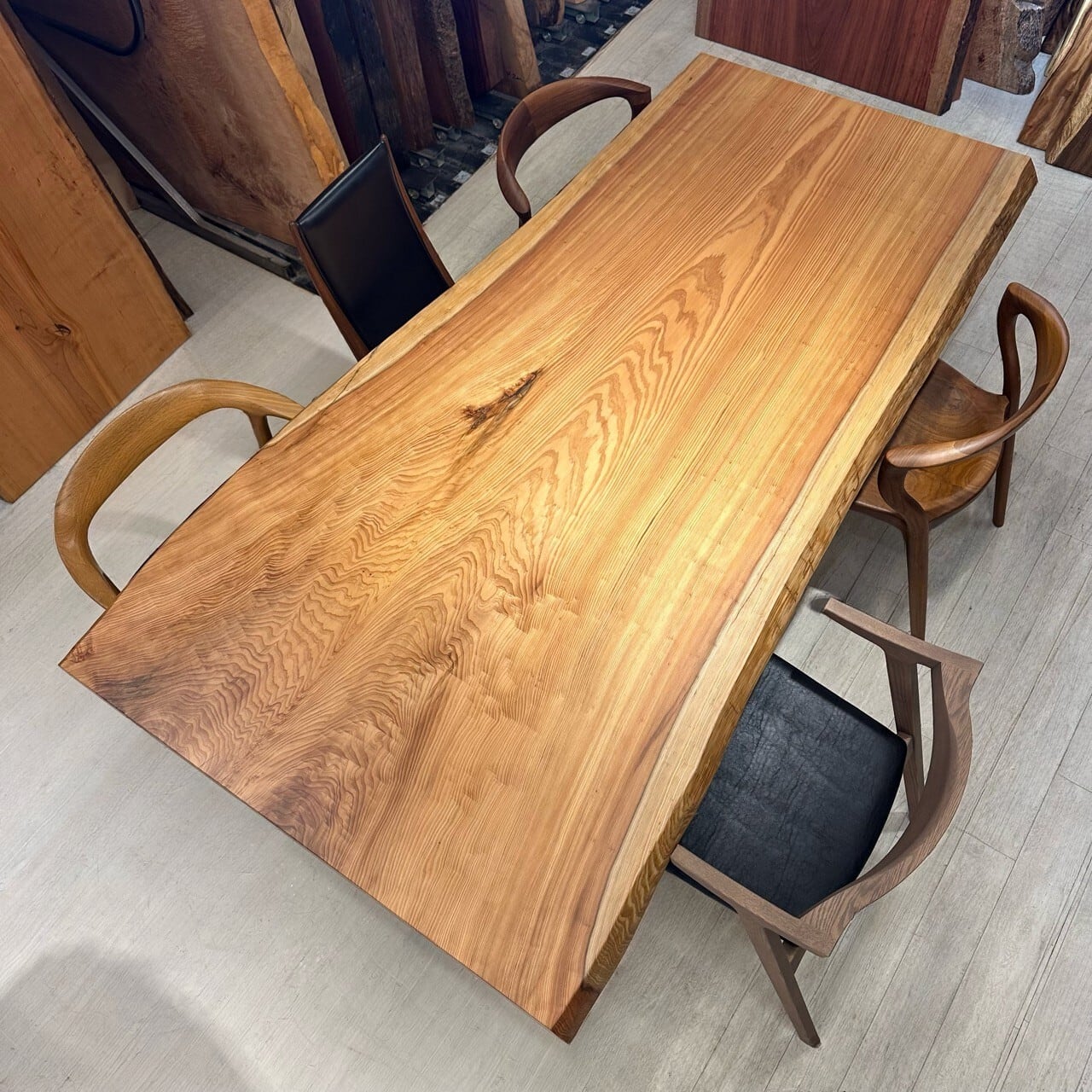 【天杉】杉(スギ)_2000×830-930-1040×58_浅草本店_テーブル天板/一枚板 262536-1 t001