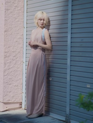 Drawstring Double Face Skirt / SAKURA