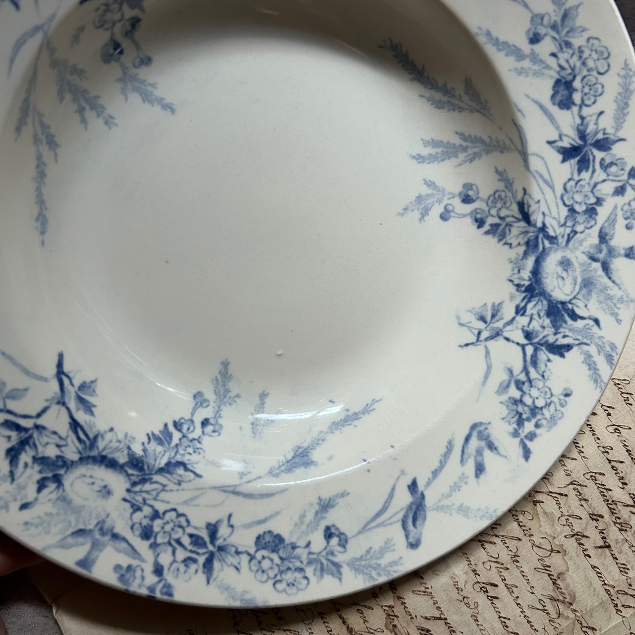Creil et Montereau (クレイユエモントロー) Linotte 深皿 A フランス 