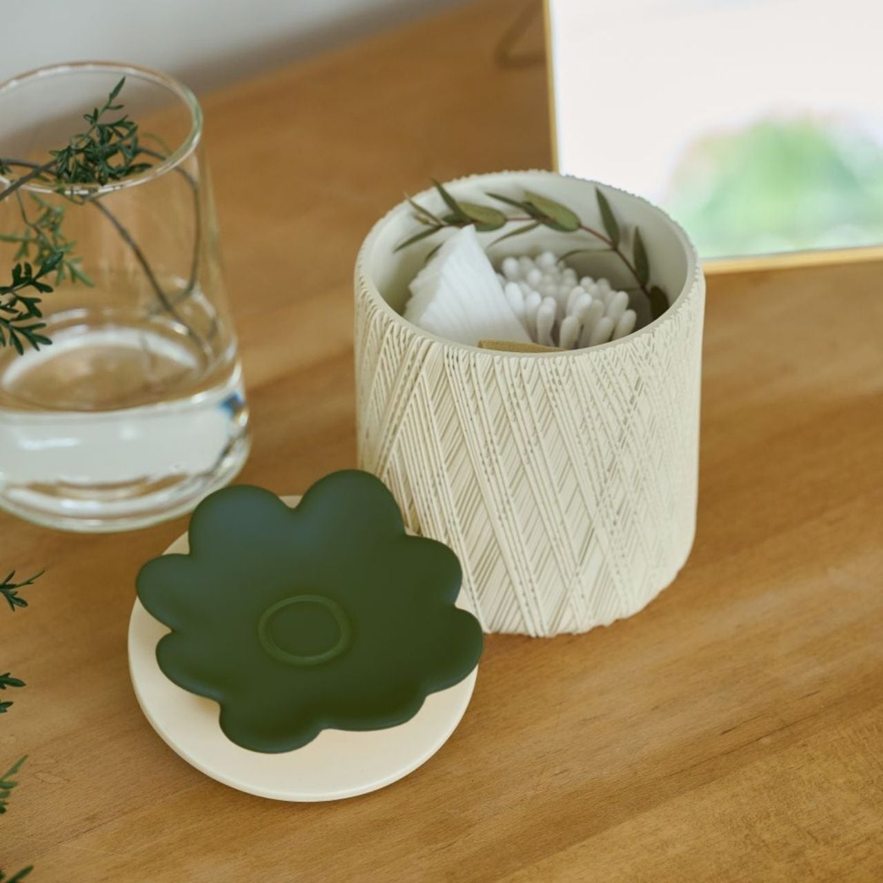 綿棒ケース フラワー