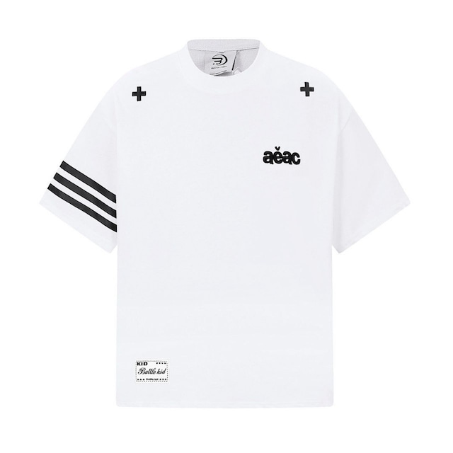 スリーブラインバックロゴルーズTシャツ 4col   R02218