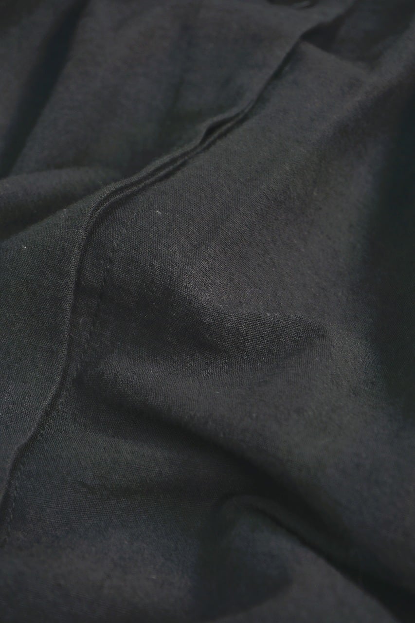 Cotton Linen Fly-Front Blouse