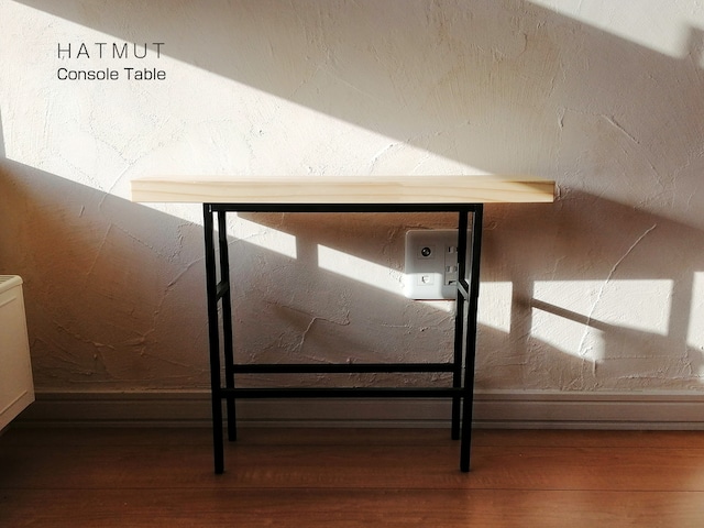 【公式サイト限定5%OFF】Iron Console Table bench パイン