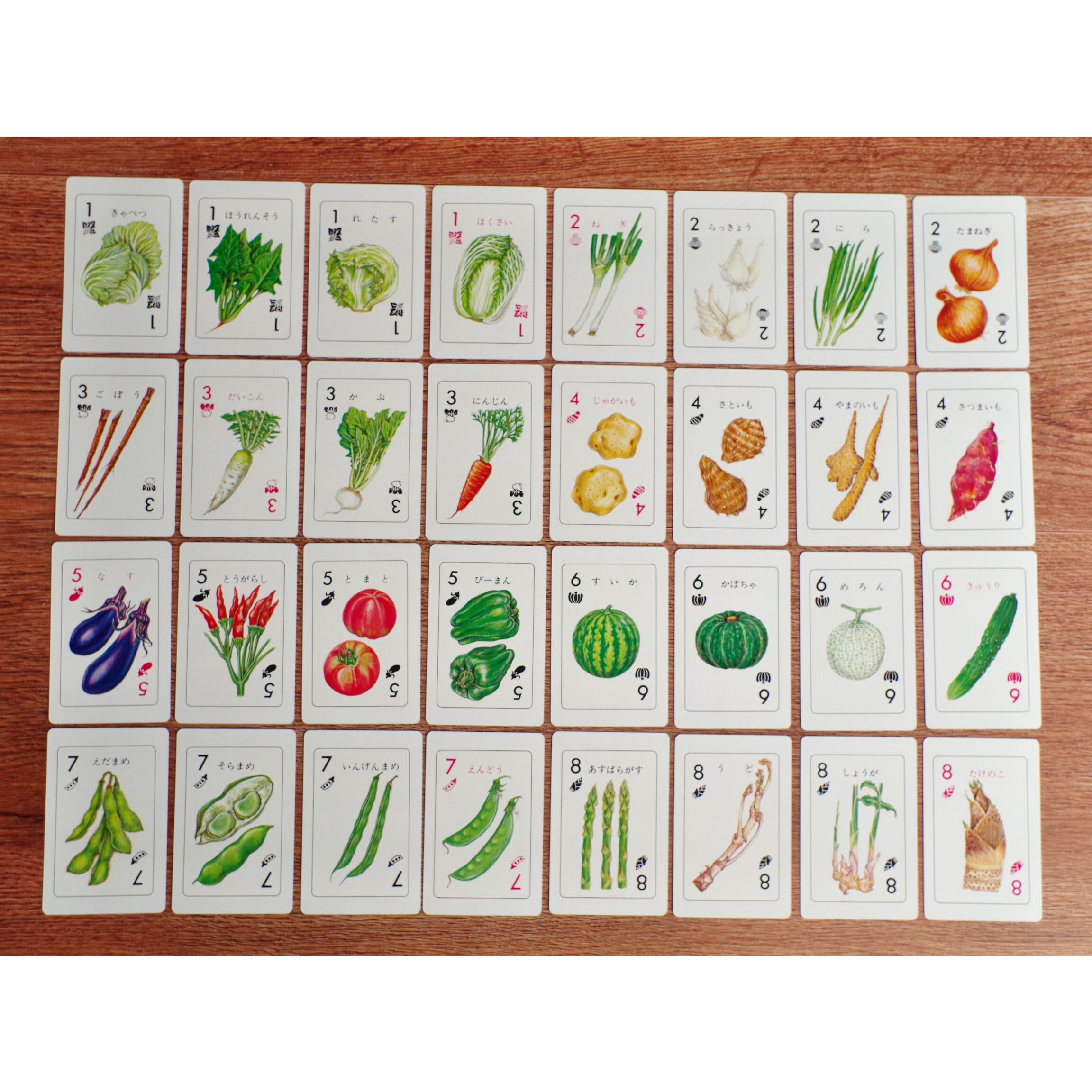 野菜カード | 木のおもちゃ専門店 おもちゃ箱 イカロス 公式オンライン