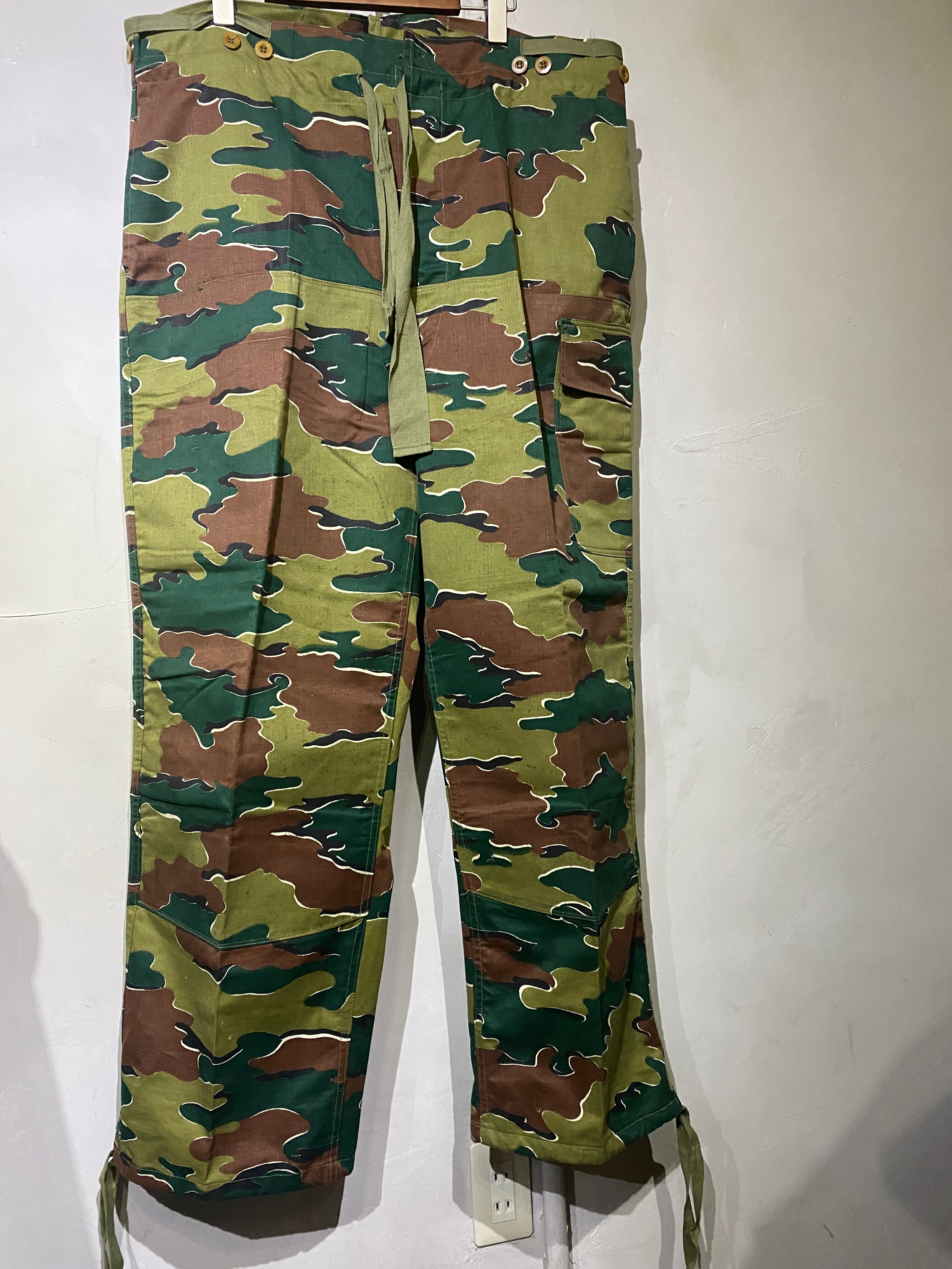 50s belgium army ベルギー軍 ジグソーカモ ユーロミリタリー カーゴ