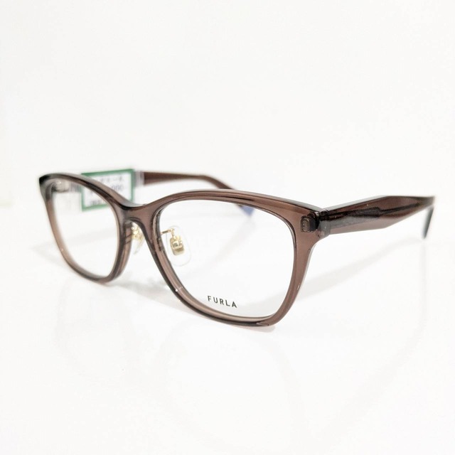 【FURLA】ウエリントンセルフレーム　クリアブラウン