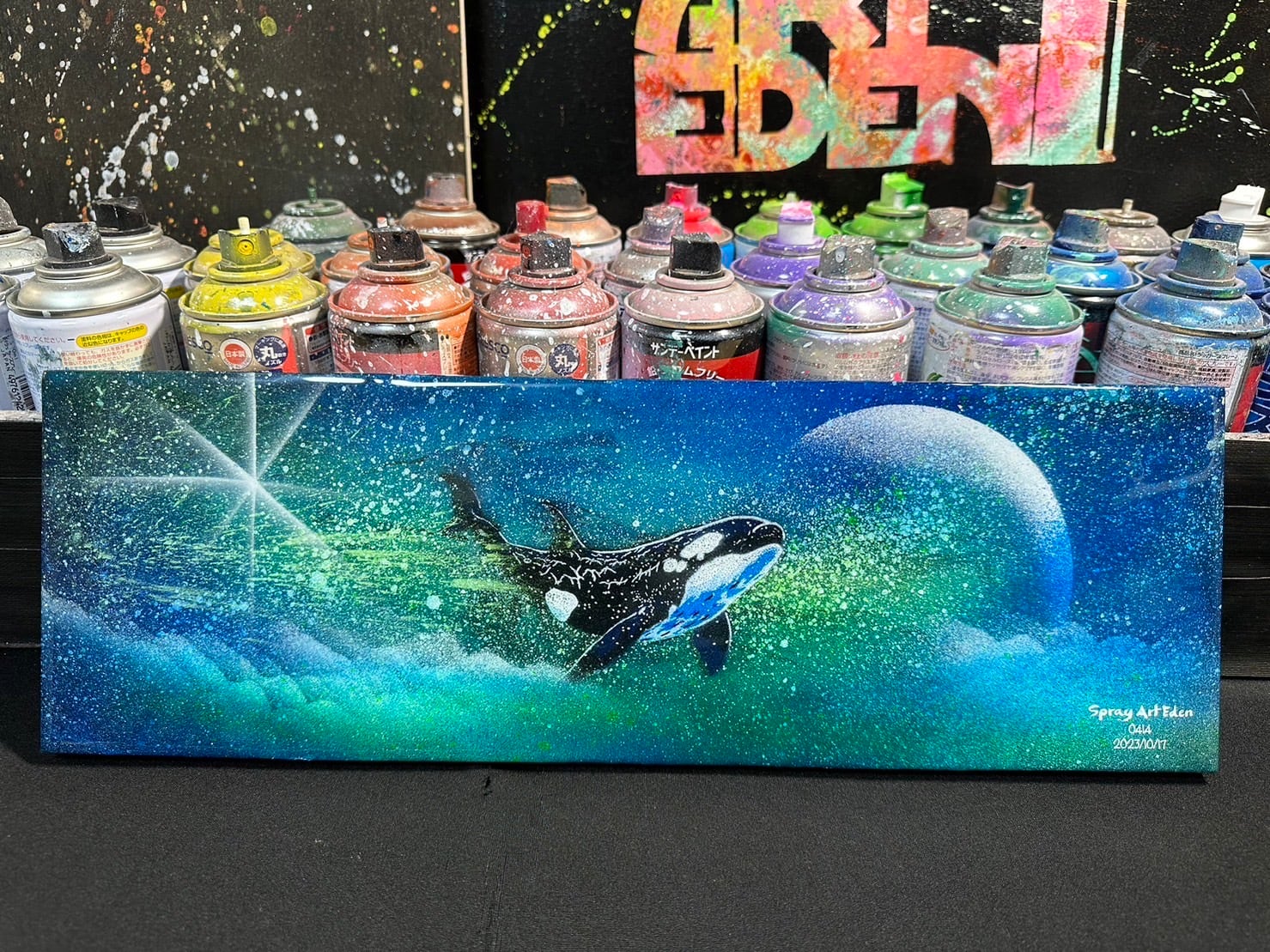 0414】レジンアート 原画 byスプレーアートエデン | スプレーアート 