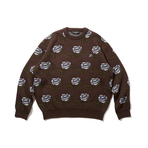 【Diaspora Skateboards】Todd Sweater(Chocolate)〈国内送料無料〉