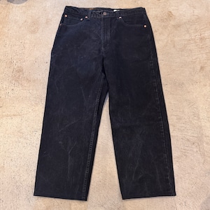 1990s LEVI'S 550 後染め BLACK PANT