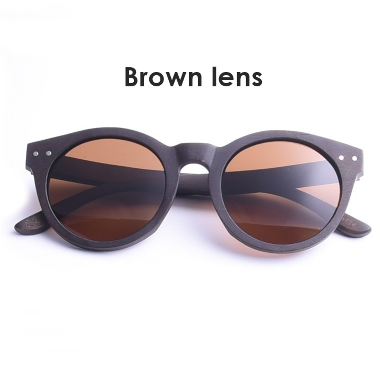 Wood Boston Round Sunglasses / ウッド ボストン ラウンド サングラス
