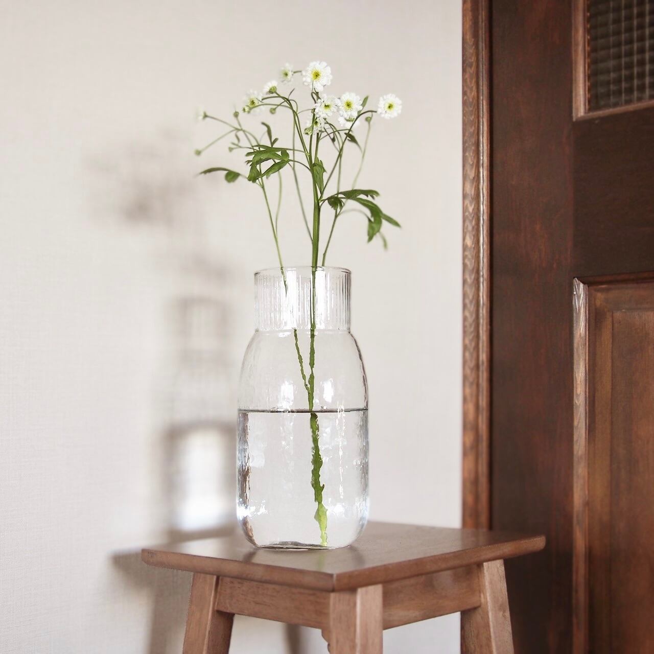 【 完売 】SCENELY ガラスベース 花瓶 小瓶 ガラス レトロ ヴィンテージスタイル フラワーベース