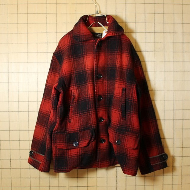 USA製 40s-50s ビンテージ 古着 Drybak チェック ウール ハンティング 
