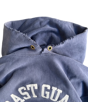 Vintage 80s Champion reverse weave hoodie -COAST GUARD-