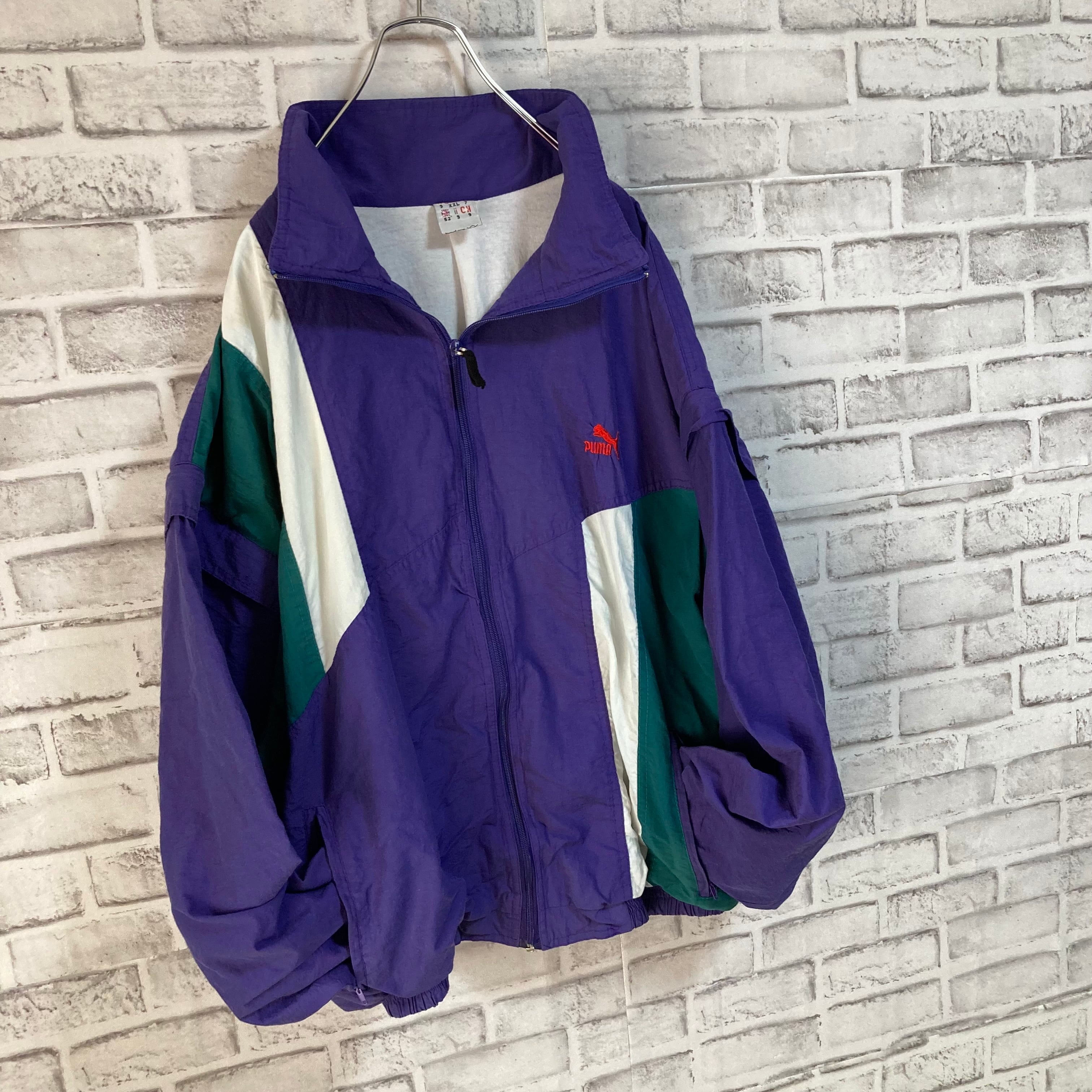 PUMA】Nylon Jacket L相当 80s vintage プーマ ナイロン PUMA】Nylon Jacket L相当 80s vintage プーマ ナイロン