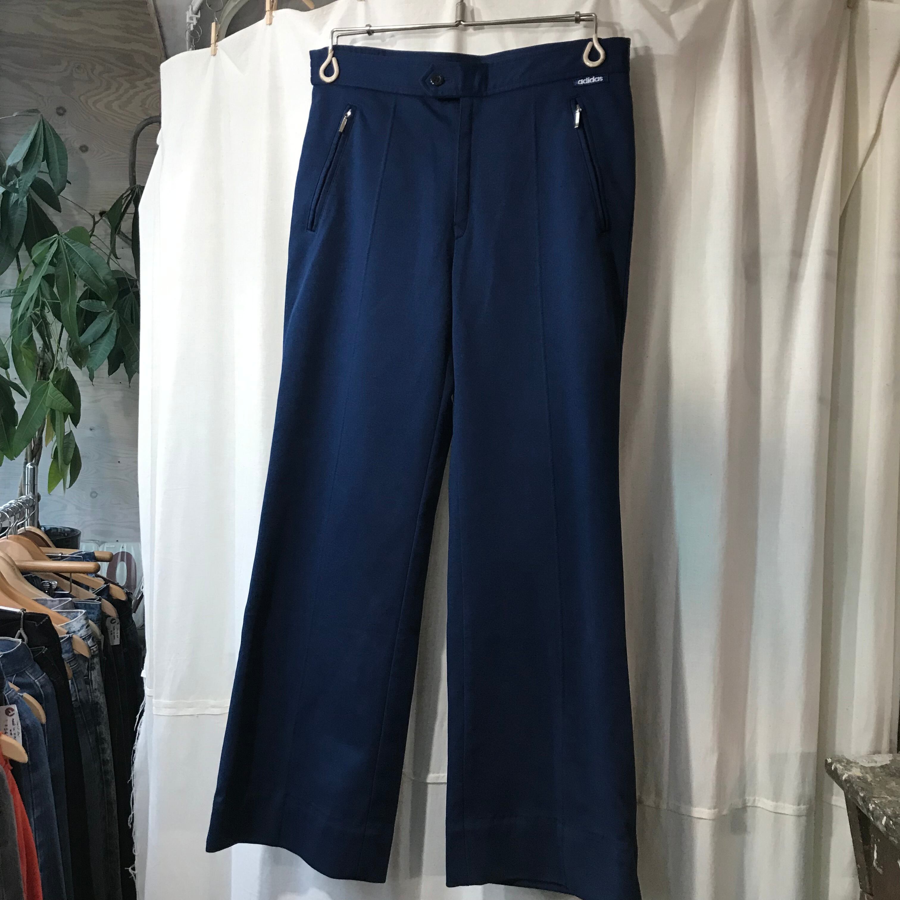 70's vintage adidas アディダス ポリエステルパンツ デサント社製 W30程度