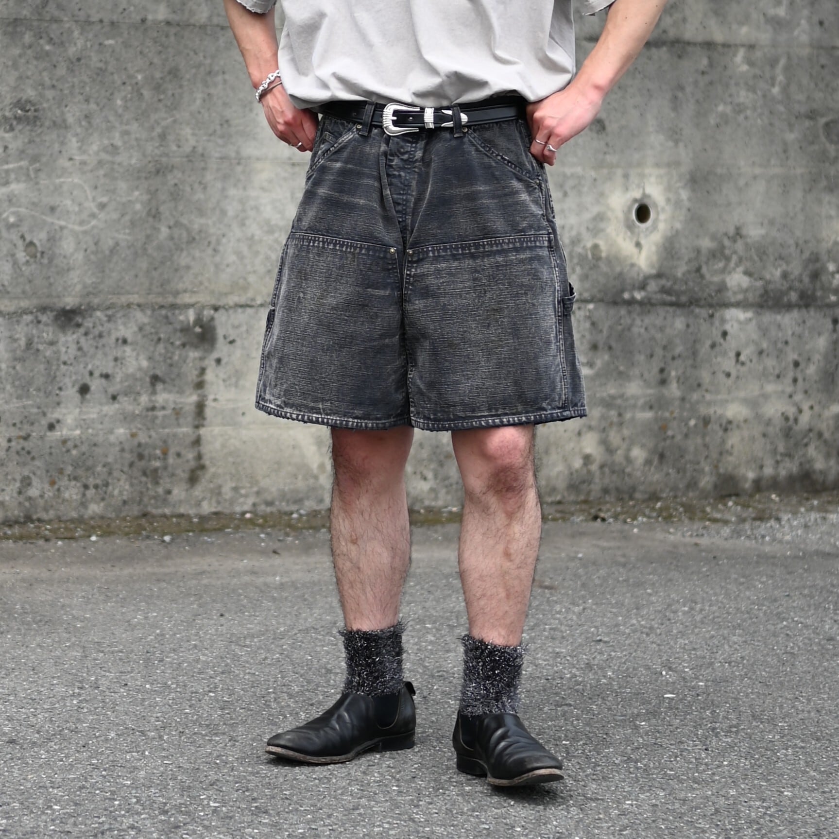 BOWWOW / DOUBLE KNEE DUCK SHORTS AGED | GANKO