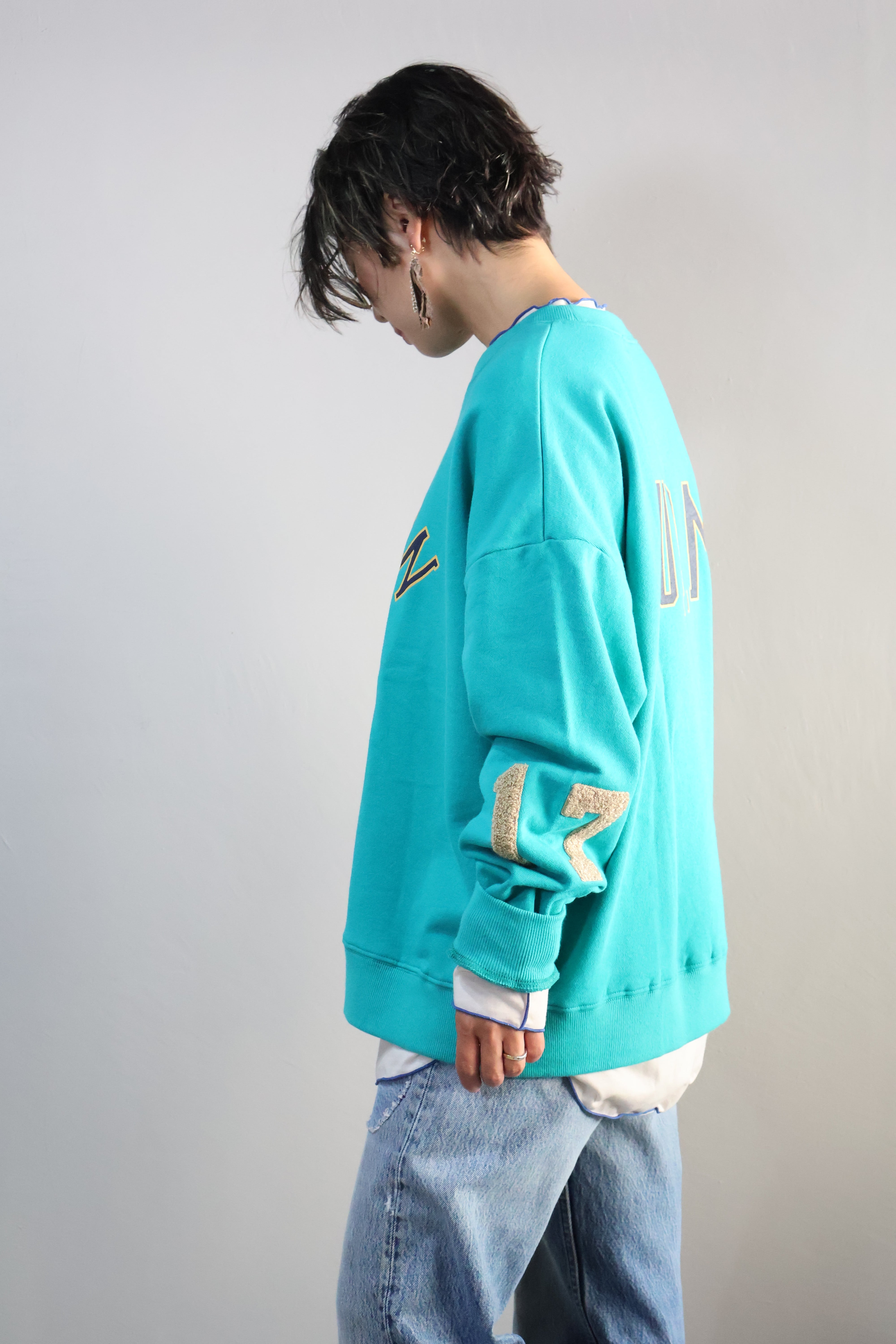 裏毛カレッジプリントスウェット【12506-279-10】2025AW | KAKELA&TRANQUIL