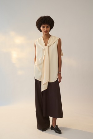 Flare Skirt PNT / 2/72 ｳｰﾙﾄﾛﾋﾟﾝｽﾄﾗｲﾌﾟ / U732-P02-102
