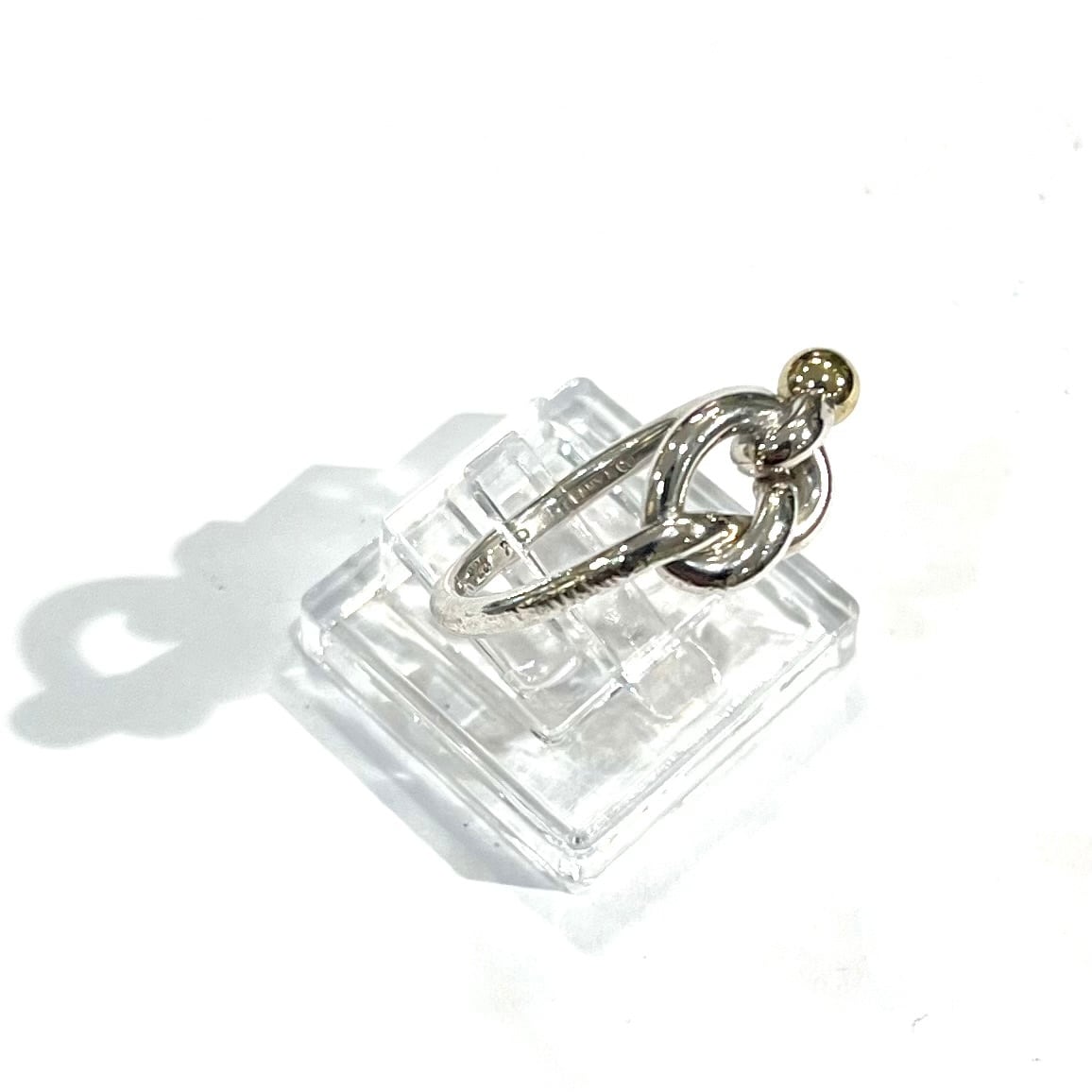 TIFFANY&CO】【11-12号】2708 コンビ 結コンビツイストノットリング