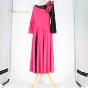 社交ダンス 衣装 スタンダード ドレス ワンピース レッスンウェア A vivare アビバーレ ブラック系 ピンク系 黒 シルバー系 スパンコール レッスンドレス スタンダードドレス ダンスウェア レディース スパンコール付き フォーマルドレス バルカロリーナ 社交ダンス衣装 カジュアルドレス カラフルドレス アビバーレ衣装 体型カバー おしゃれ ドレスアップ カスタムデザイン 伸縮性あり 軽量 通気性良好