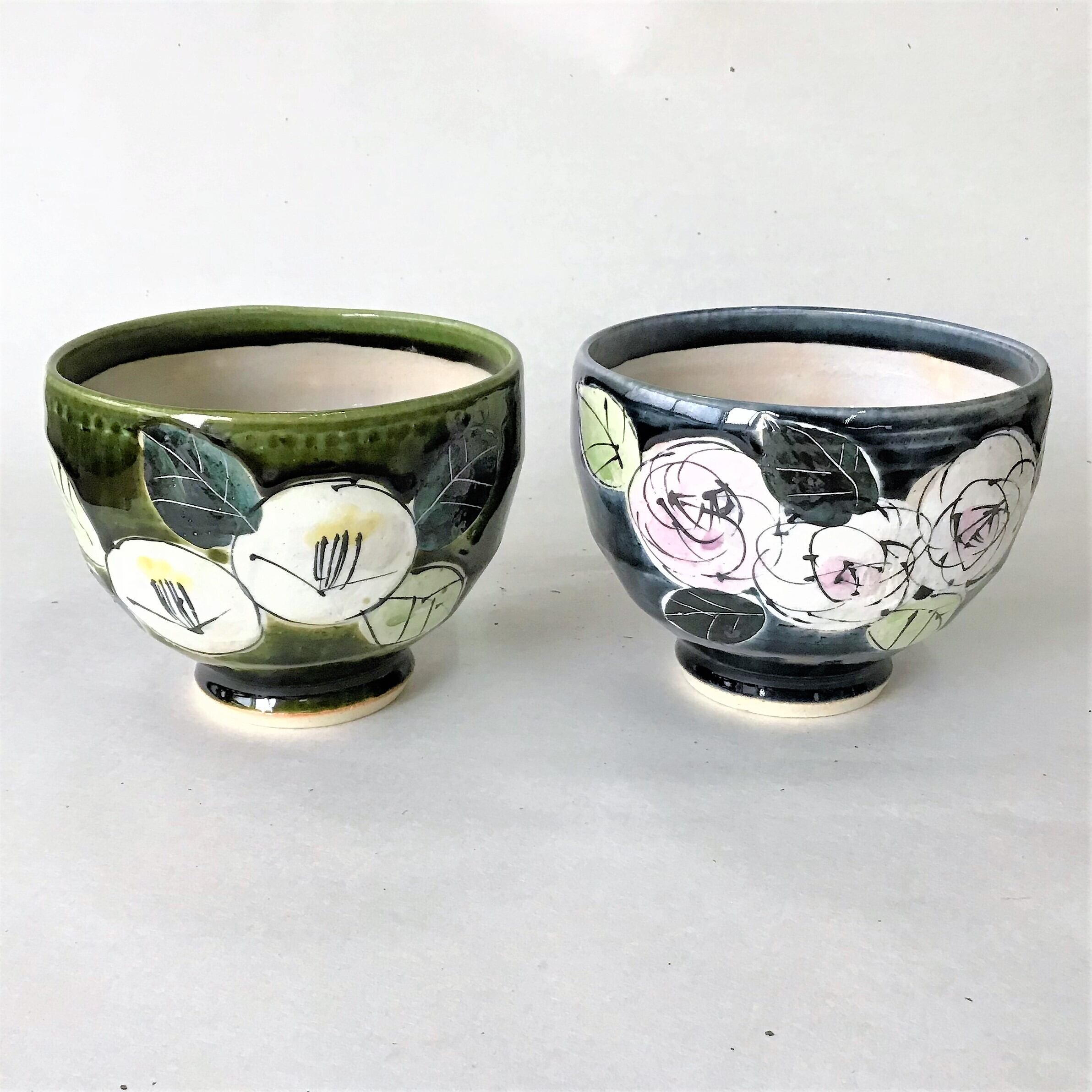 小ぶり丼 藍ばら