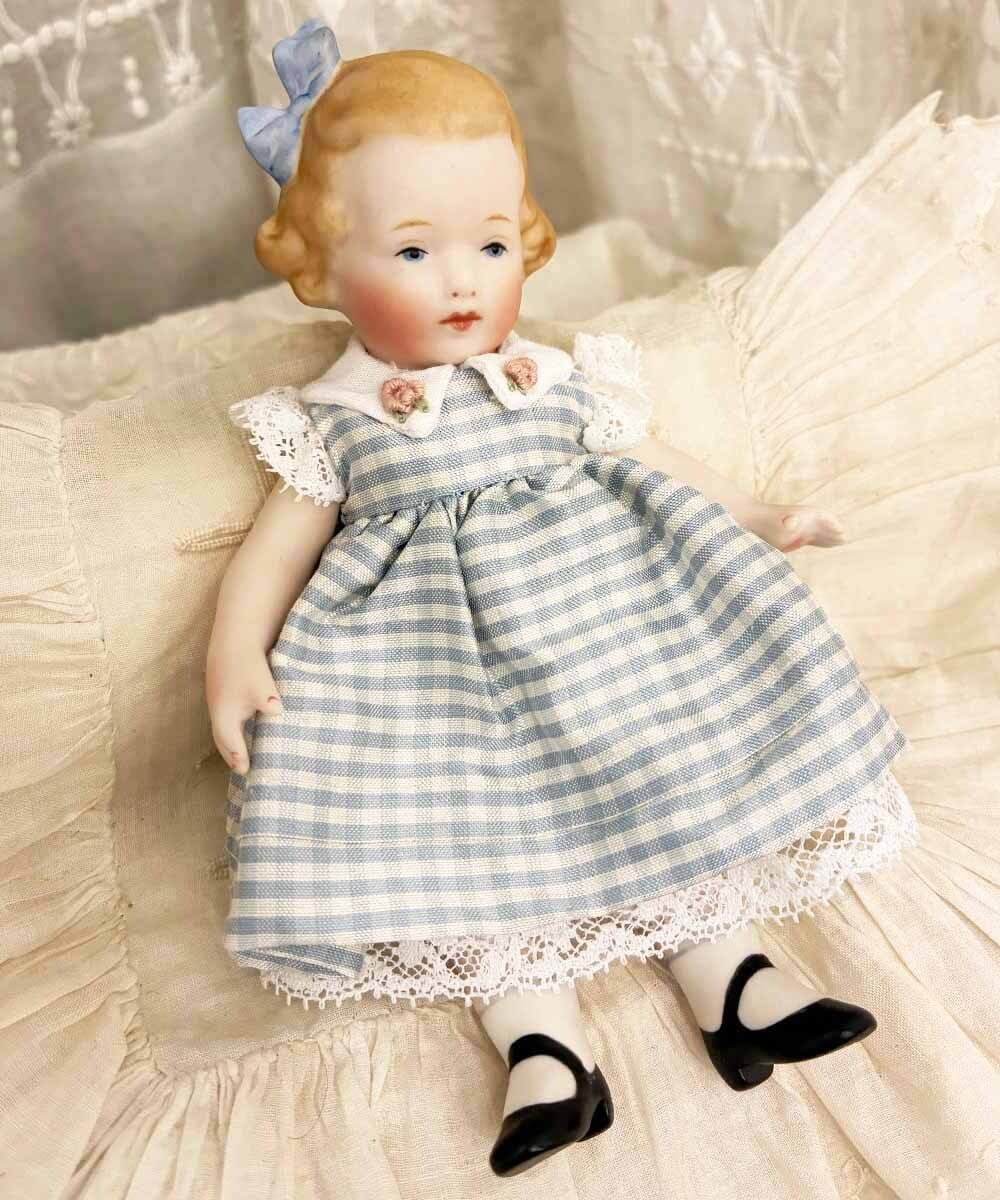 草苅尚代作品】わすれな草/オールビスクドール/14cm | Shall we doll