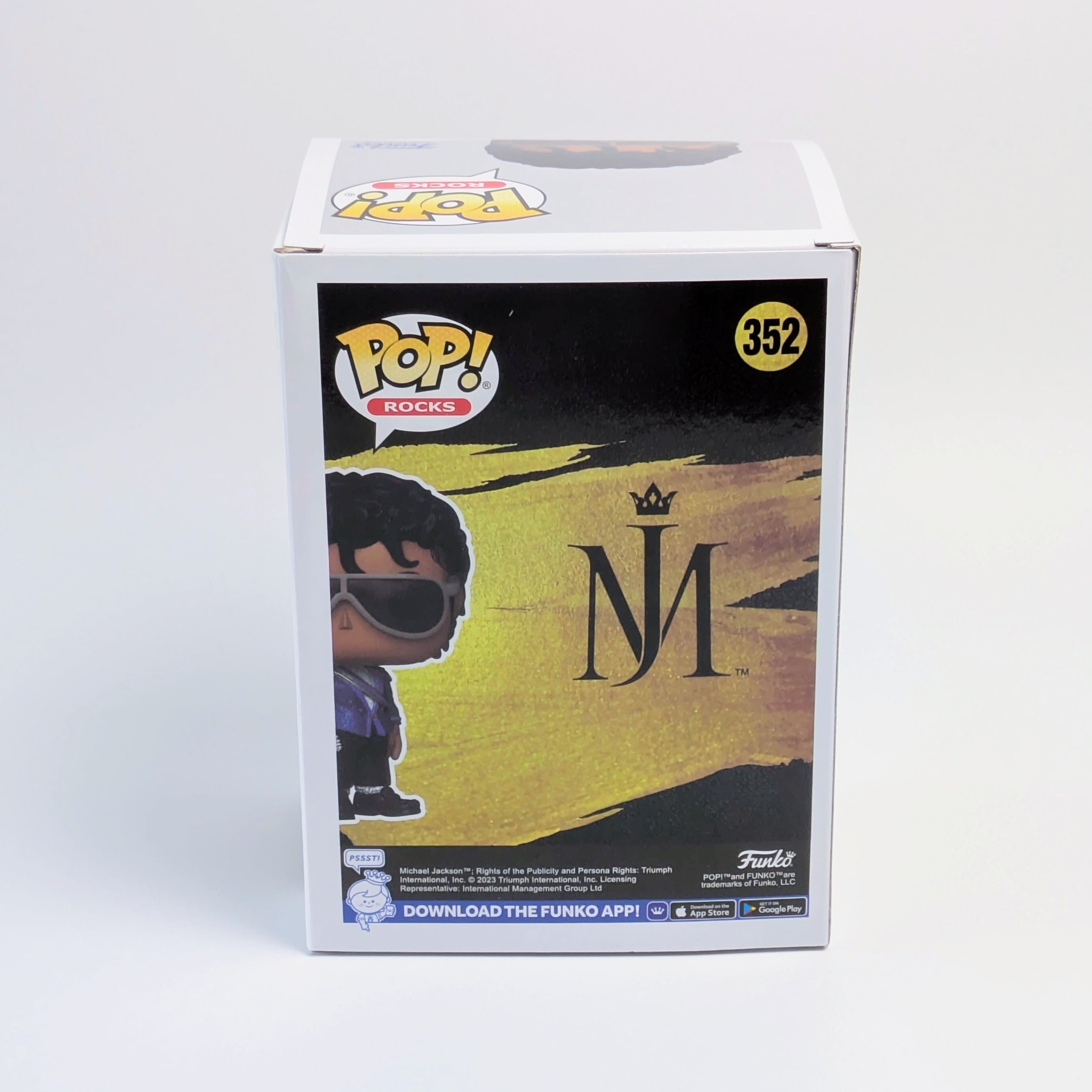 ☆US直輸入☆FUNKO 【 POP! ROCKS VINYL FIGURE Michael Jackson マイケル・ジャクソン #352 】 マイケル・ジャクソン Diamond Collection（1984年グラミー賞衣装モデル） 」ソフビ / ビニールフィギュア〚アメリカン雑貨 アメトイ〛