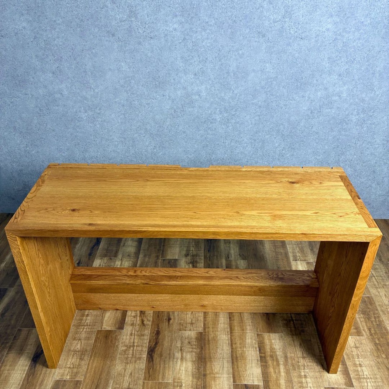 Easy Life イージーライフ BENNET COUNTER TABLE ベネット カウンターテーブル 1500幅 バーテーブル ナチュラル カフェ 書斎 ワークデスク【中古】【300サイズ】