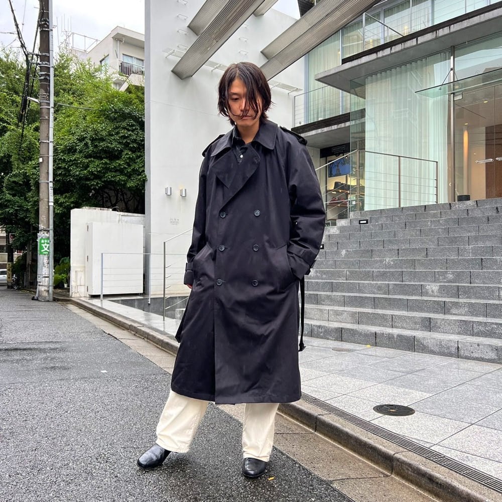 90s made in England “Black Watch Coat\