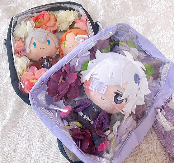 痛バッグ ぬいぐるみ 痛バ ぬい用 ショルダー 人形入れ 推し活【bg-40
