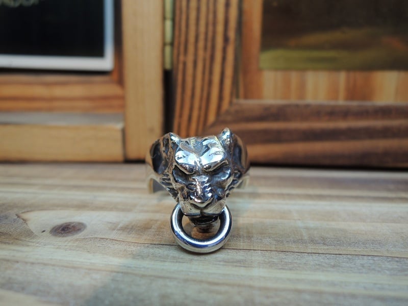 クレイジーピッグ Crazy Pig 572 SMALL TIGER HEAD RING