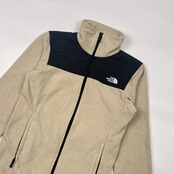 THE NORTH FACE ノースフェイス 長袖 フリース ジャケットS/アイボリー系 レディース