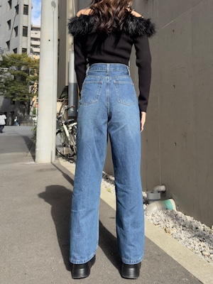 OUTLET B【TWWデニム】mid-blue